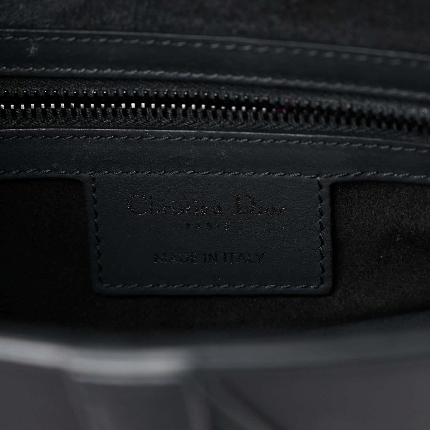 Christian Dior Ultra Matte Calfskin Saddle Bag Black 5 of 15