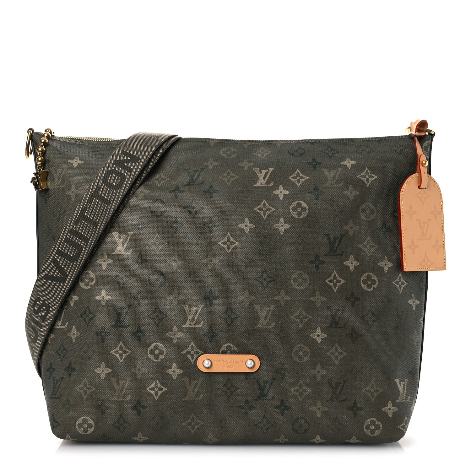 Louis Vuitton Monogram Heritage Vagabond Hobo Khaki 1 of 9