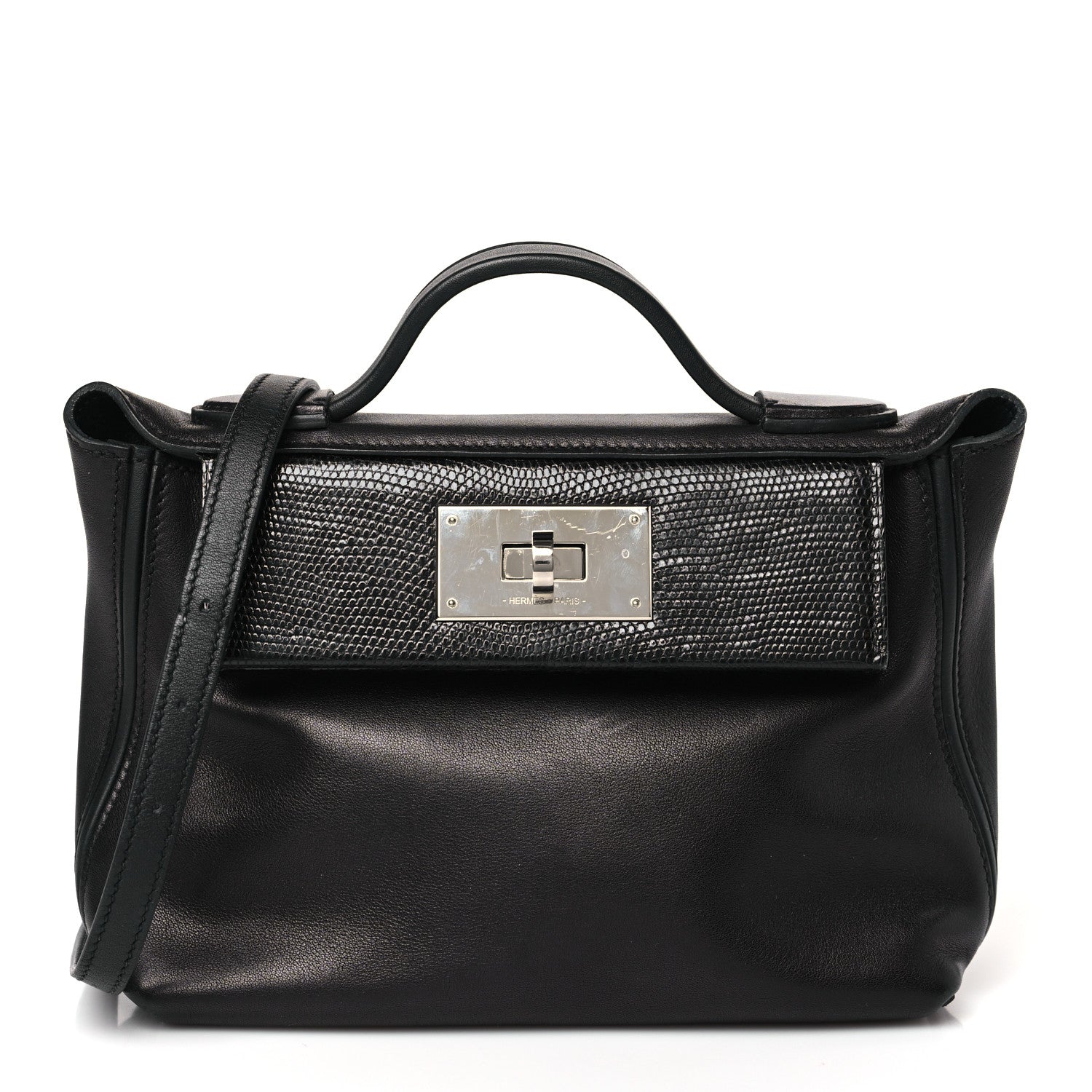 Hermes Swift Lizard Touch 24/24 21 Black 1 of 10