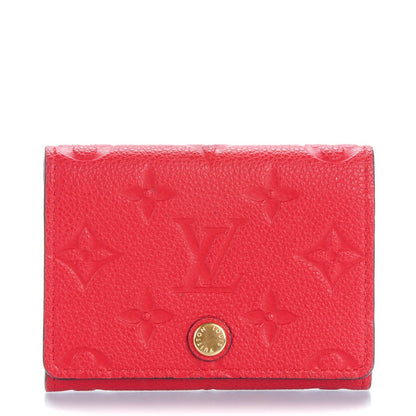 Louis Vuitton Empreinte Business Card Holder Cherry 1 of 7