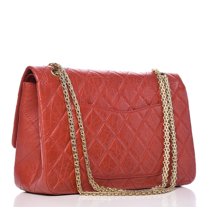 Chanel Aged Calfskin Quilted 2.55 Reissue 227 Flap Red 4 of 12