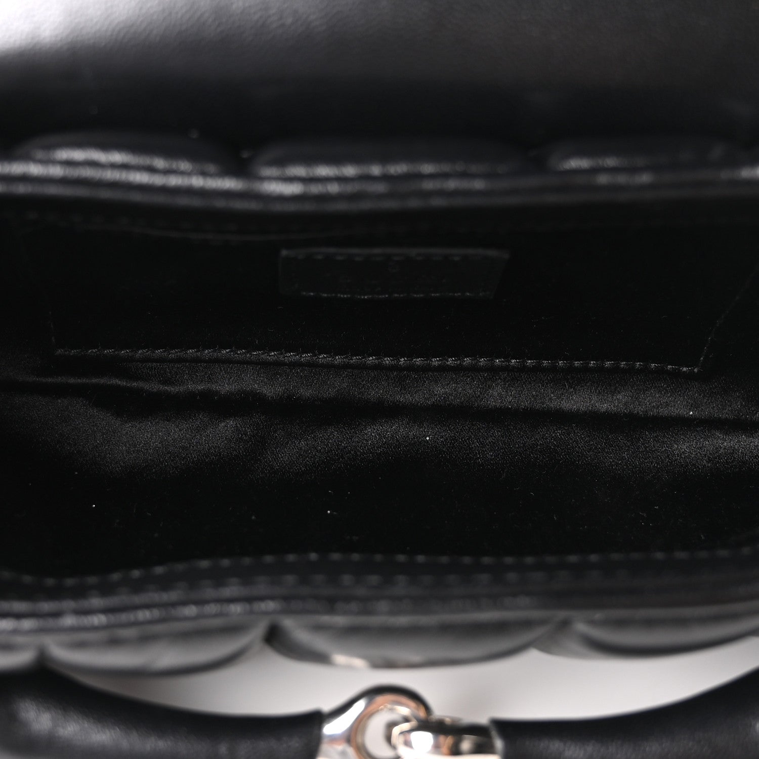 Gucci Nappa Vertical Matelasse Small Maxi Horsebit Chain Shoulder Bag Black 5 of 10