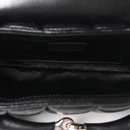 Gucci Nappa Vertical Matelasse Small Maxi Horsebit Chain Shoulder Bag Black 5 of 10
