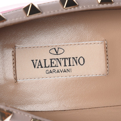 Valentino Garavani Patent Rockstud 70mm Wedges 38 Bouganville Poudre 10 of 12