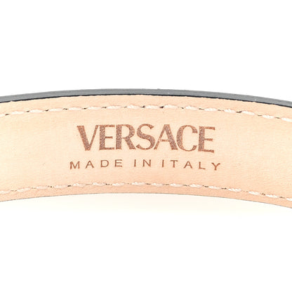 Versace Calfskin 2cm La Medusa Belt 80 32 Black 3 of 5