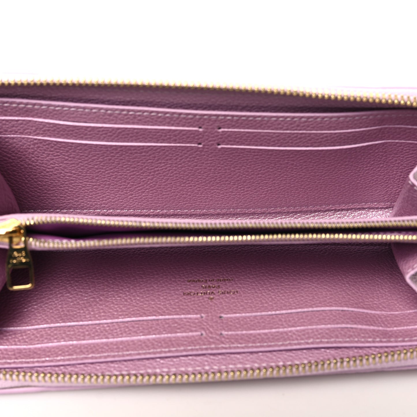 Metallic Empreinte Clemence Wallet Pearly Lilac
