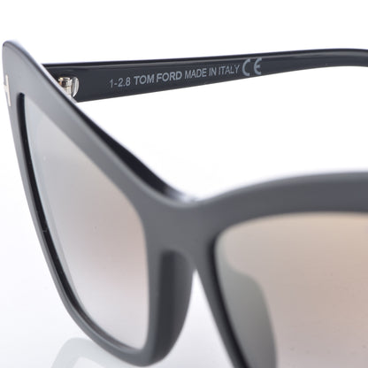 Tom Ford Valesca Cat Eye Sunglasses TF555 Black 6 of 9