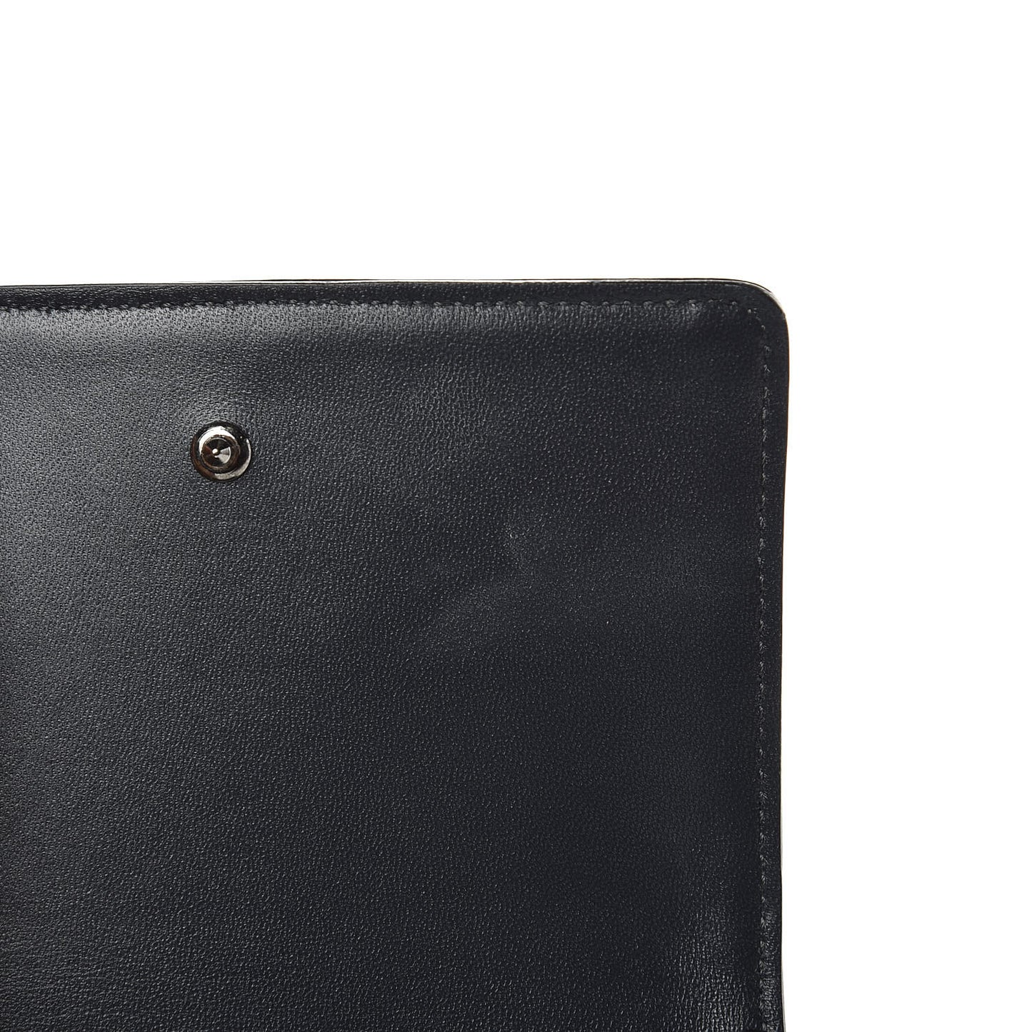 Metallic Patent Micro-Cannage Baby Diorama Flap Bag Onyx Black