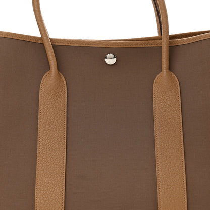 Hermes Toile Negonda Garden Party 36 MM Tote Etoupe Biscuit 7 of 9