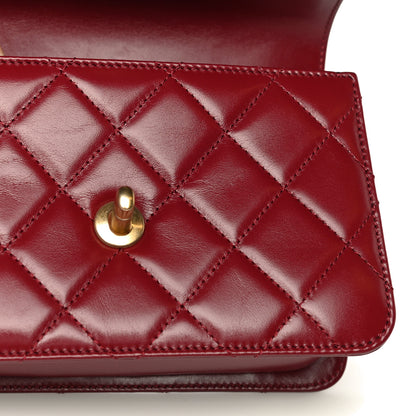 Chanel Calfskin Quilted Mini Perfect Fit Flap Burgundy 13 of 15