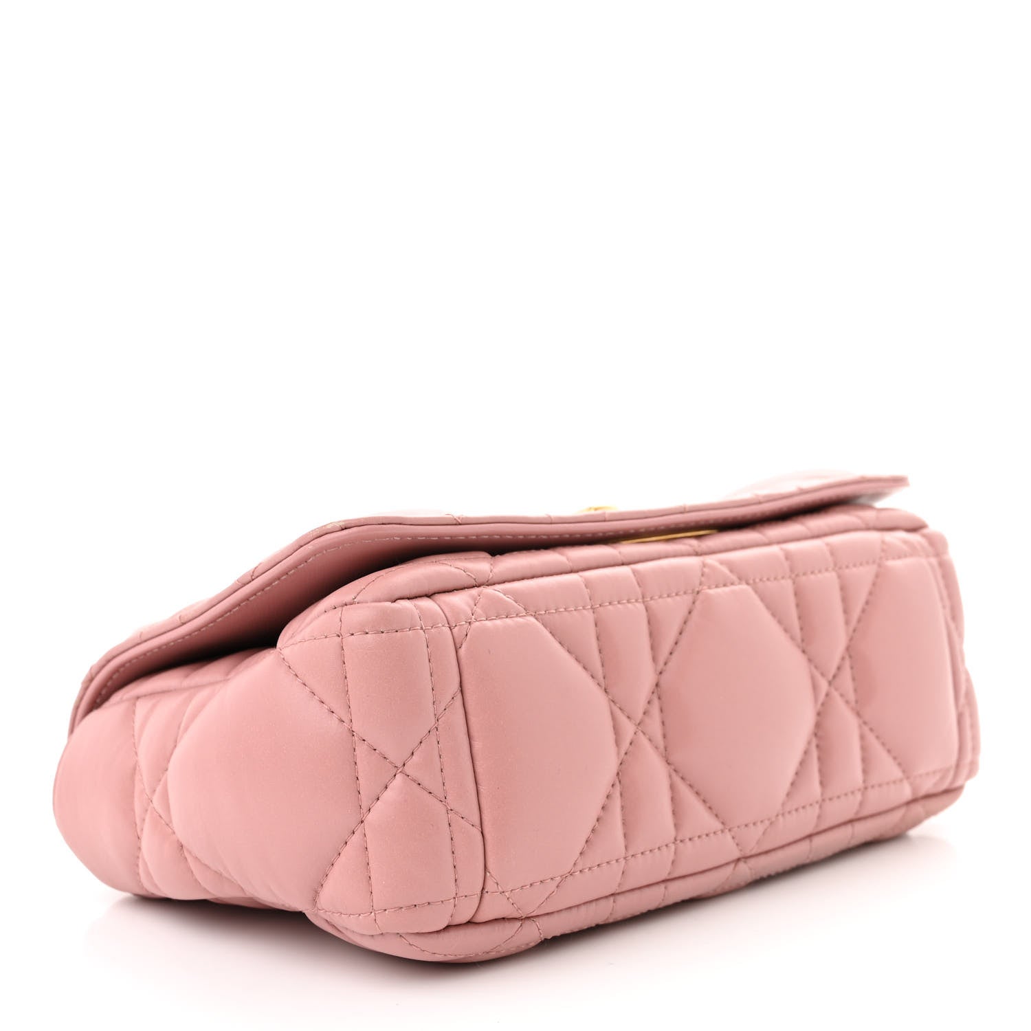 Christian Dior Lambskin Macrocannage Small Dior Caro Bag Pink 4 of 10