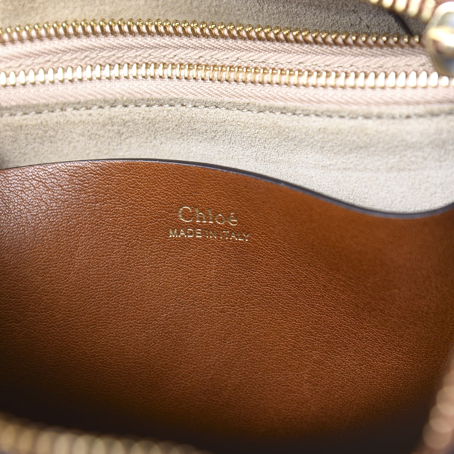Suede Small Hayley Hobo Caramel