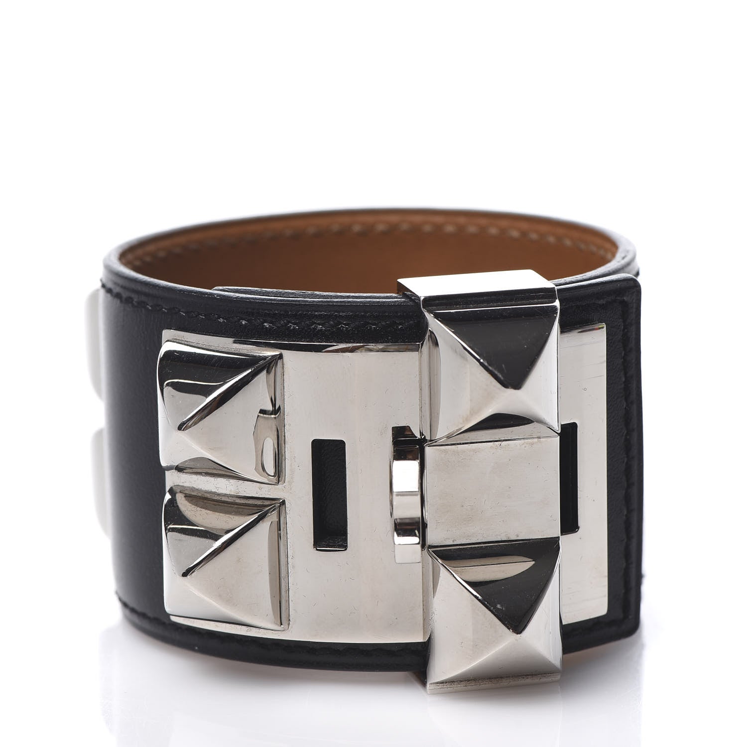 Hermes Box Collier de Chien CDC Bracelet S Black 3 of 6
