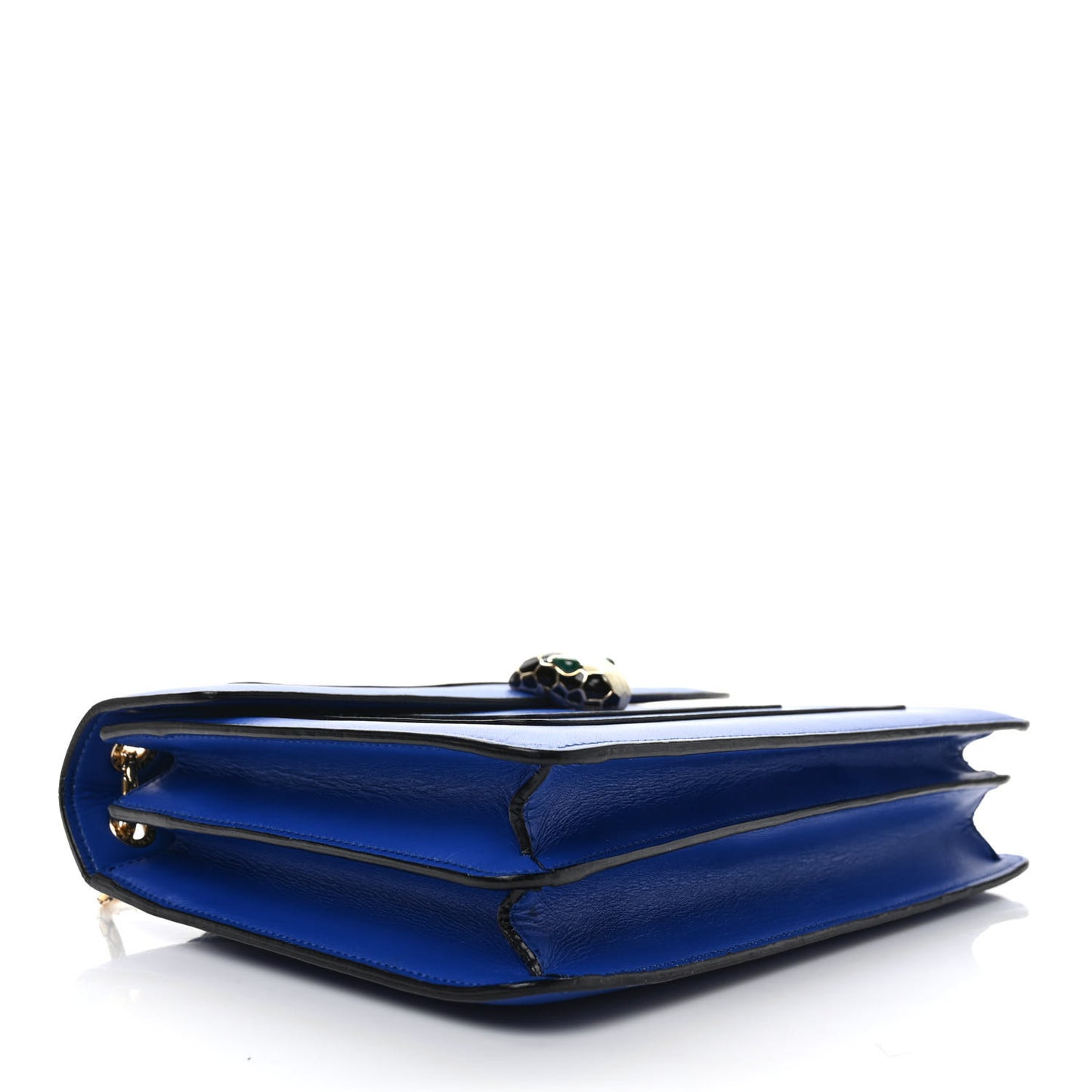 Calfskin Serpenti Forever Shoulder Bag Blue