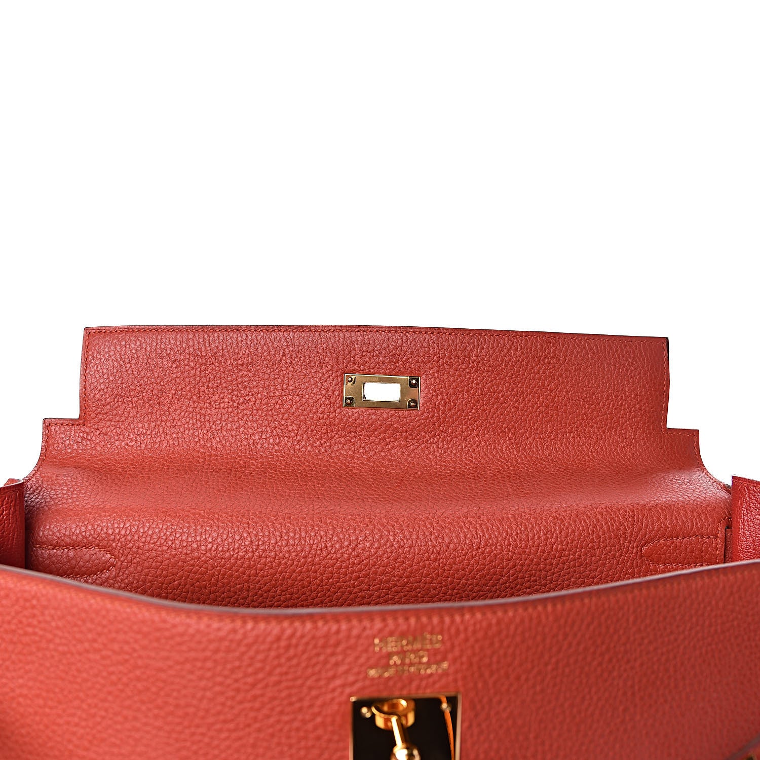 Hermes Togo Kelly Retourne 35 Vermillion 12 of 41
