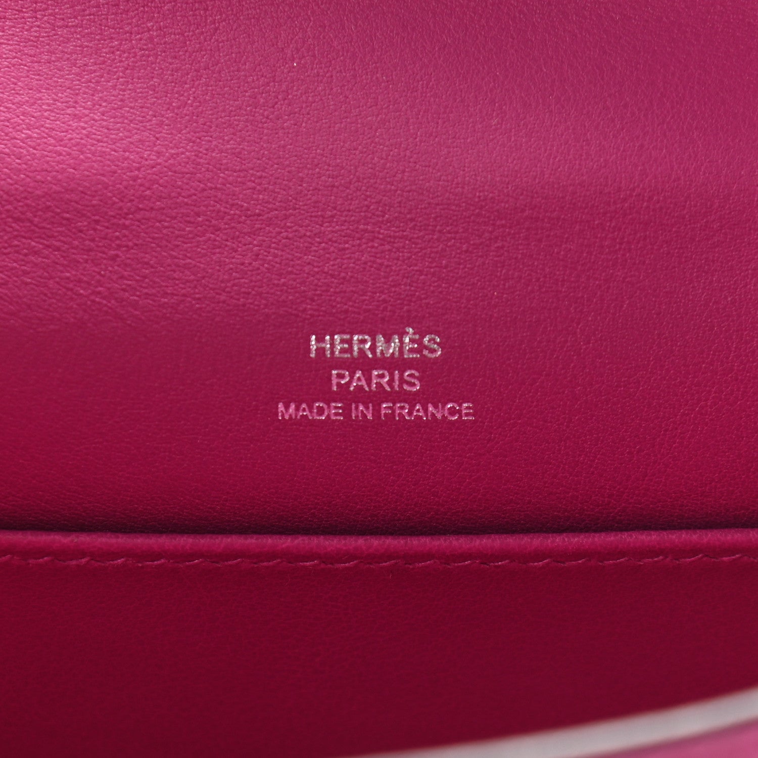 Hermes Swift Kelly Pochette Clutch Rose Pourpre 6 of 9