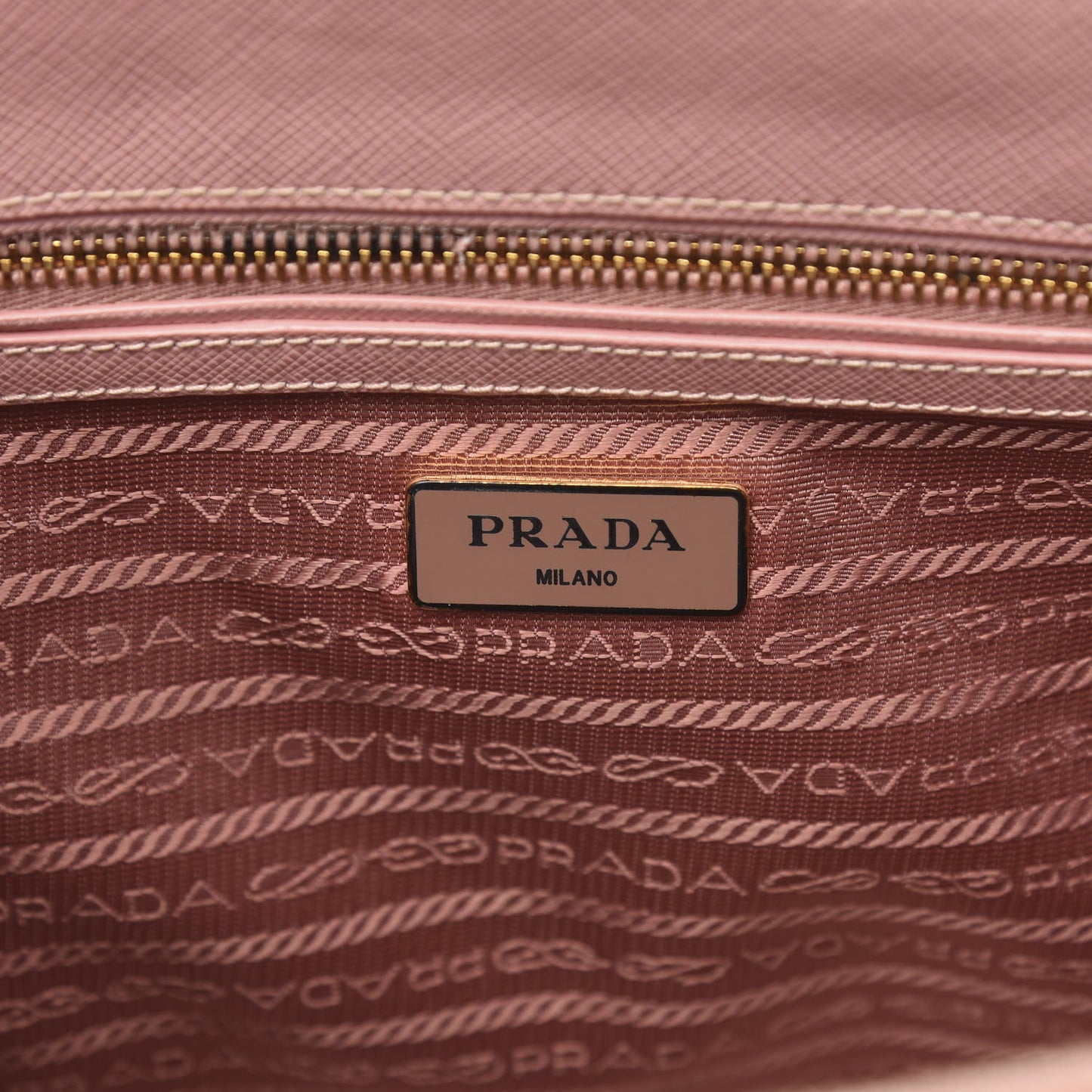 Saffiano Small Galleria Double Zip Tote Orchidea
