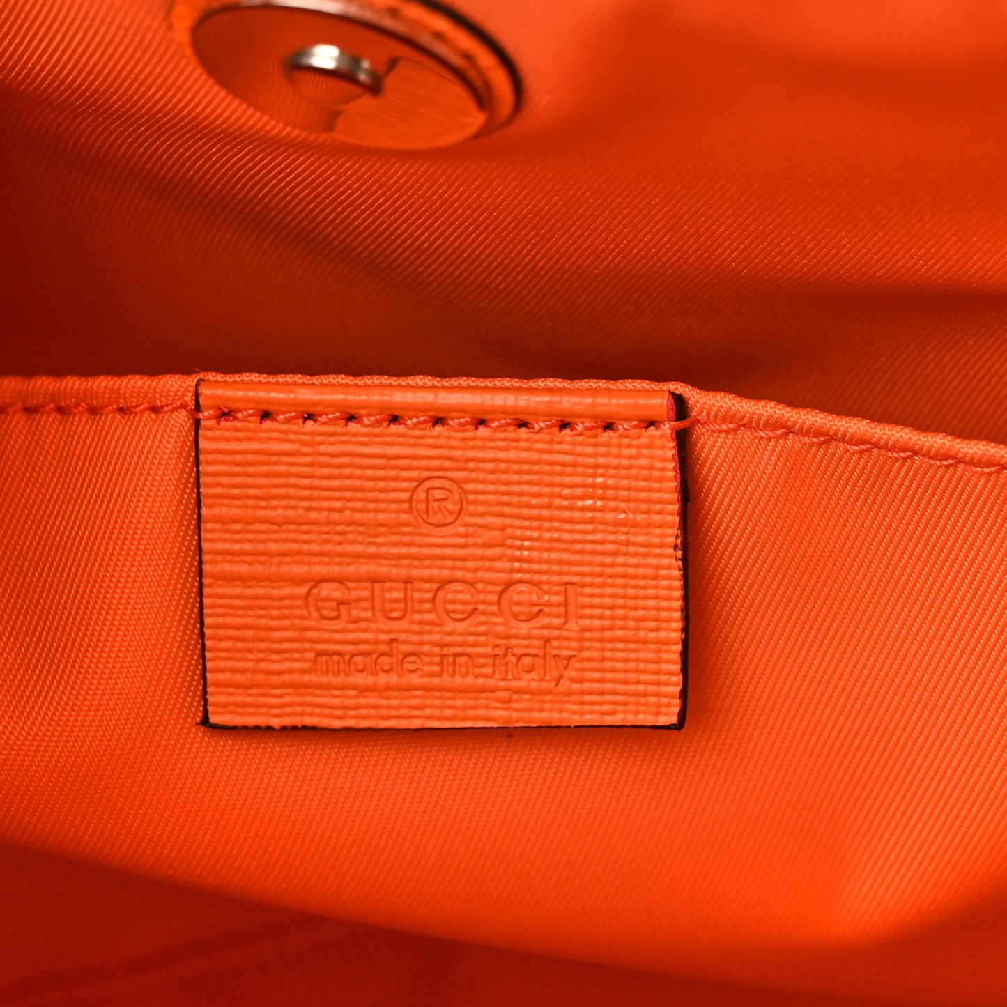 GG Supreme Monogram Banana Childrens Tote Beige Ebony Multicolor Carrot Orange