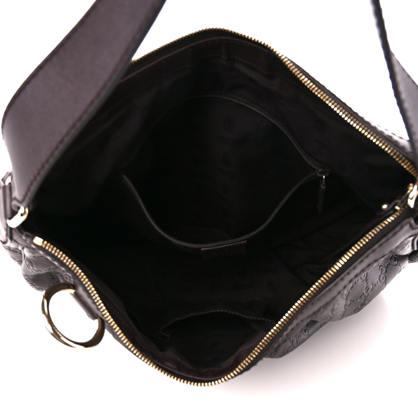 Guccissima Medium Sukey Hobo Dark Brown