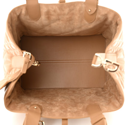 Christian Dior Calfskin Macrocannage Medium Toujour Powder Tan 6 of 11