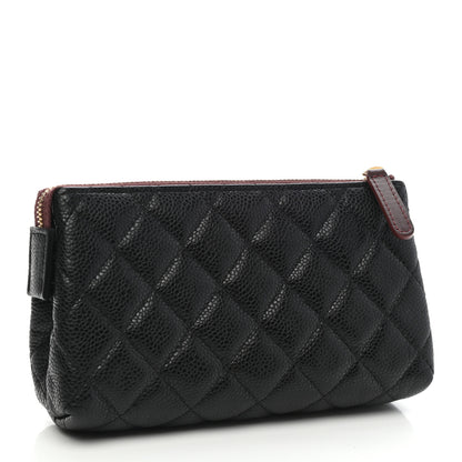 Chanel Caviar Quilted Small Pouch Black 3 of 10