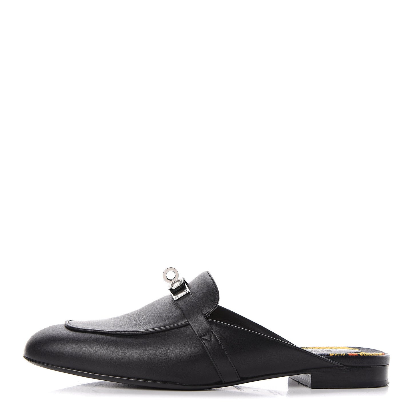 Calfskin Oz Mules 39 Black