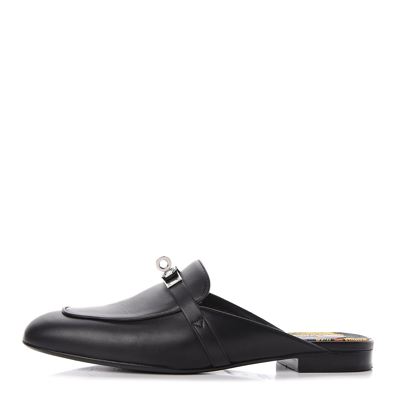 Hermes Calfskin Oz Mules 39 Black 1 of 13
