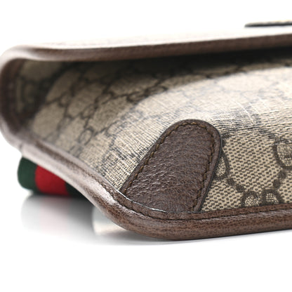 Gucci GG Supreme Monogram Neo Vintage Web Belt Bag Brown 5 of 9