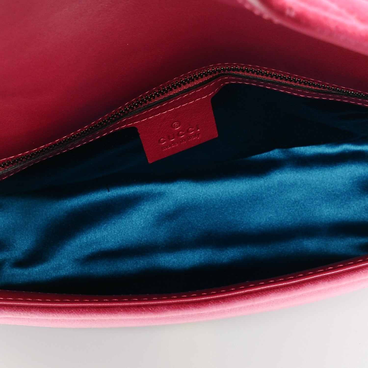 Gucci Velvet Matelasse Small GG Marmont Shoulder Bag Light Raspberry Rose 5 of 6
