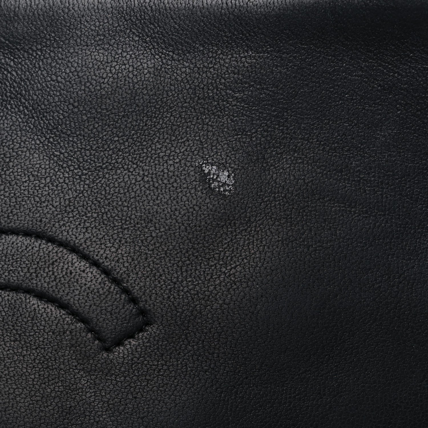 Chanel Lambskin Quilted Wallet On Chain WOC Black 16 of 28