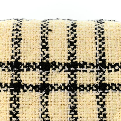 Chanel Tweed Quilted Mini Rectangular Flap Yellow Black 8 of 12