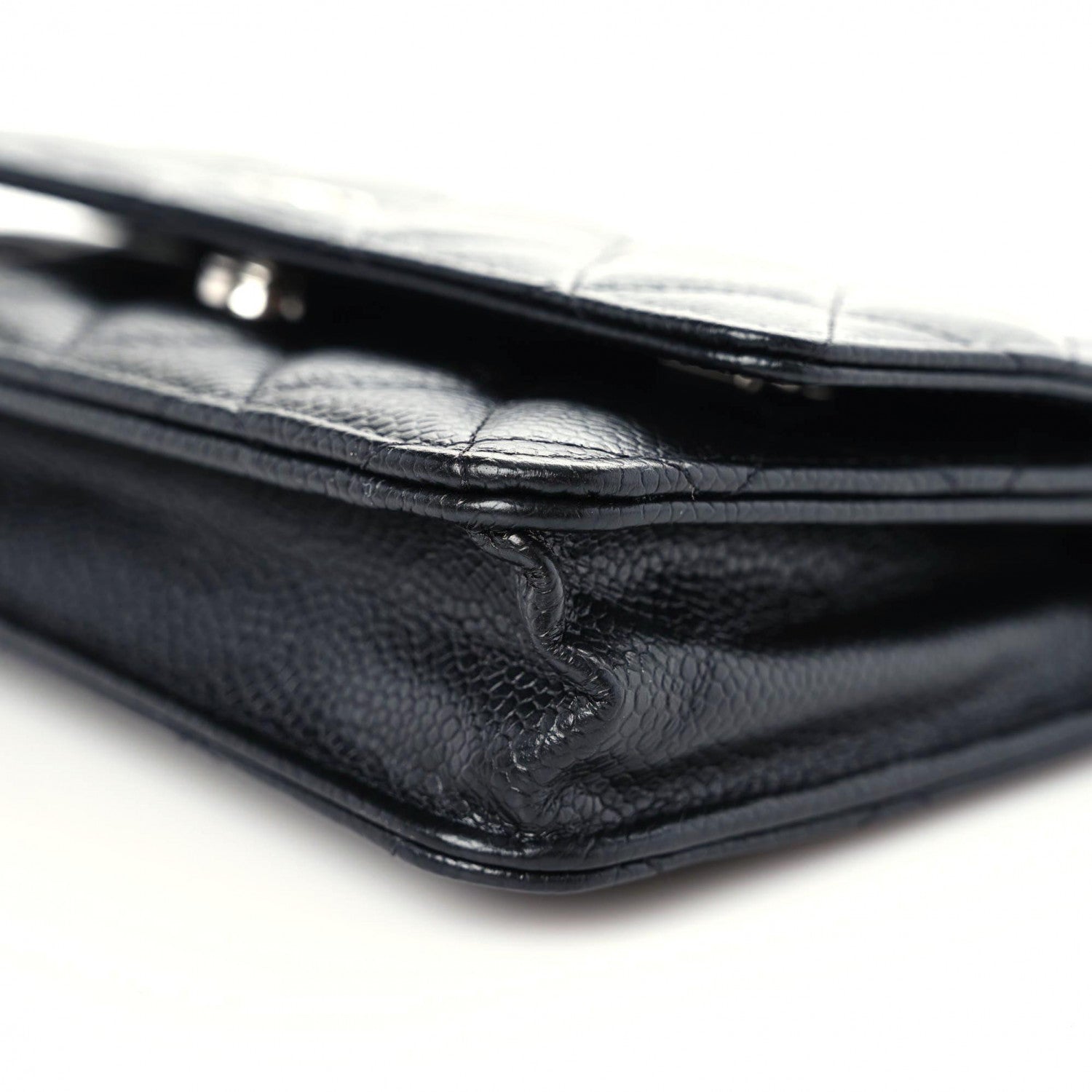 Chanel Caviar Quilted Wallet On Chain WOC Black 6 of 11