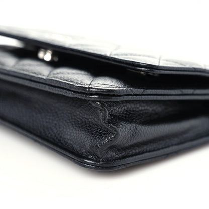 Chanel Caviar Quilted Wallet On Chain WOC Black 6 of 11
