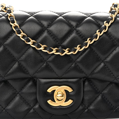 Chanel Lambskin Quilted Mini Pearl Crush Flap Black 8 of 10