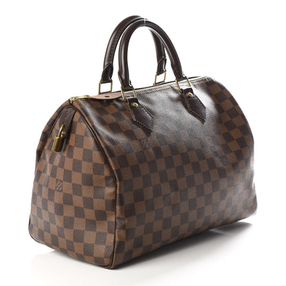 Louis Vuitton Damier Ebene Speedy 30 2 of 12