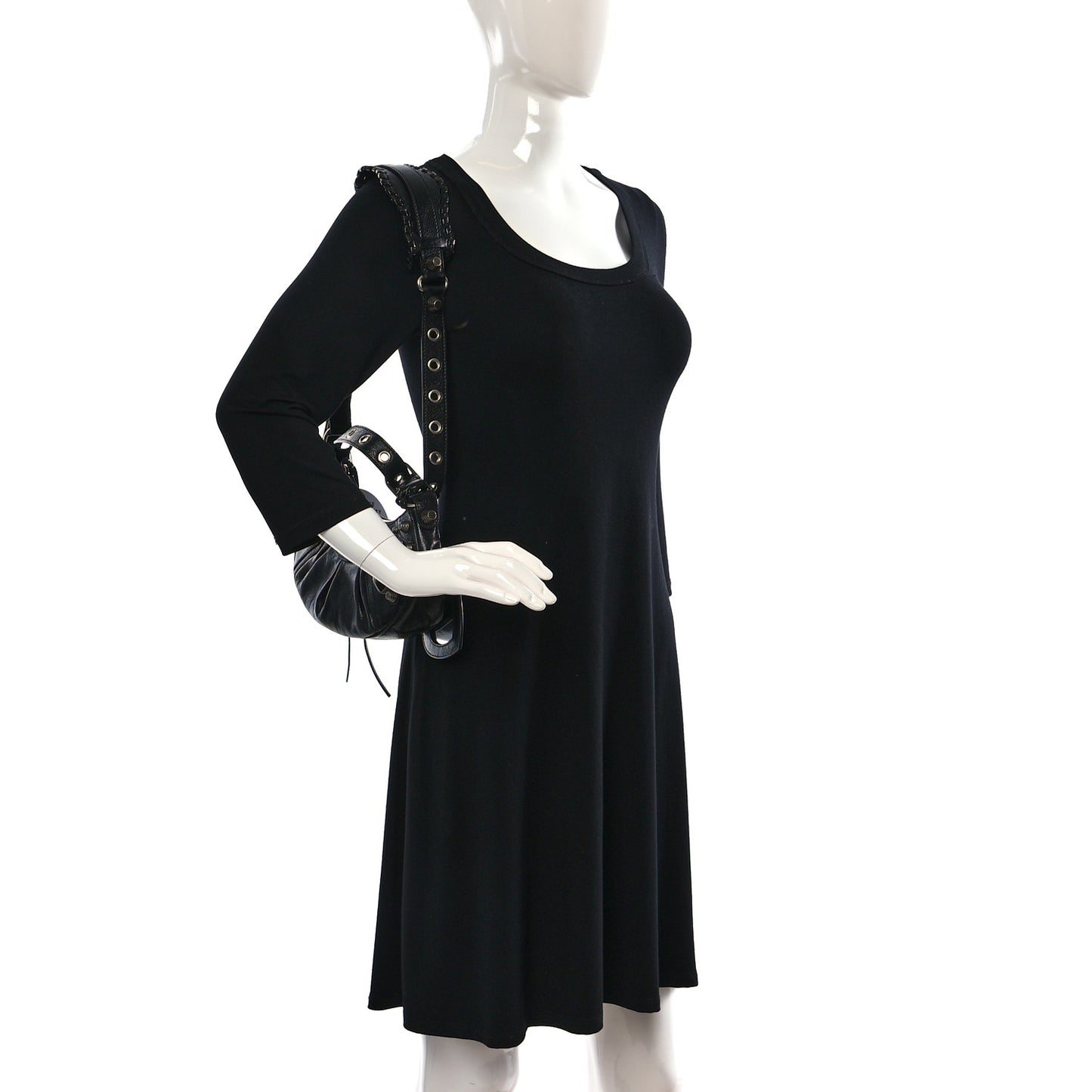 Agneau Arena Le Cagole Shoulder Bag XS Black