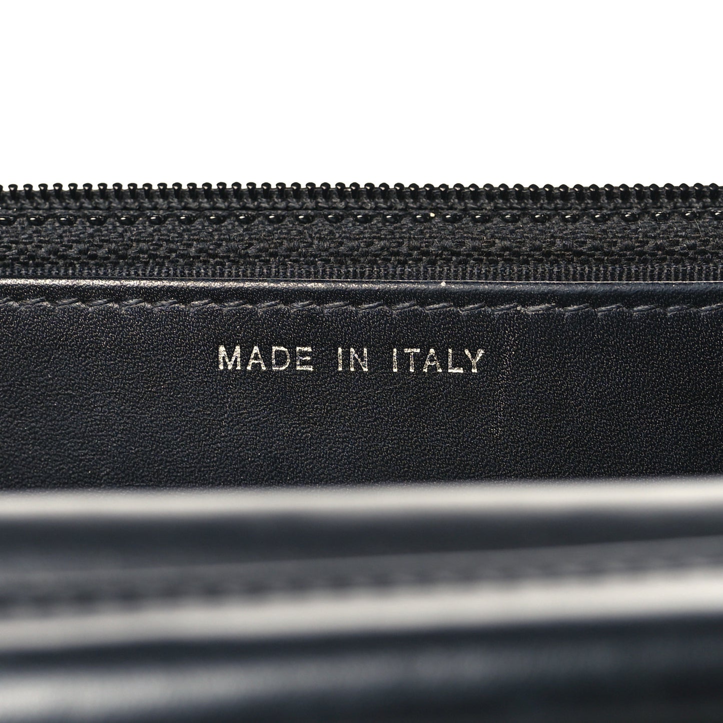 Glazed Aged Calfskin Reissue Wallet On Chain WOC Black