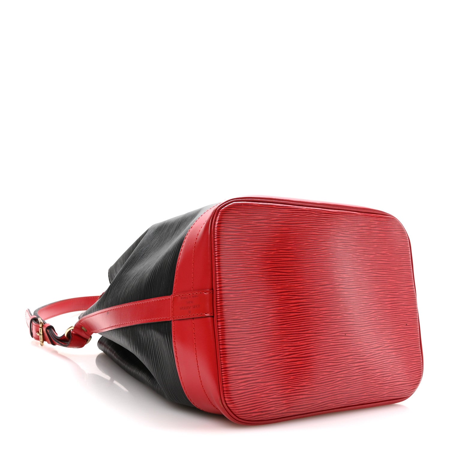 Louis Vuitton Epi Bi-Color Noe Castillan Red Black 4 of 10