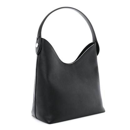 Louis Vuitton Calfskin Lockme Hobo Black 3 of 15