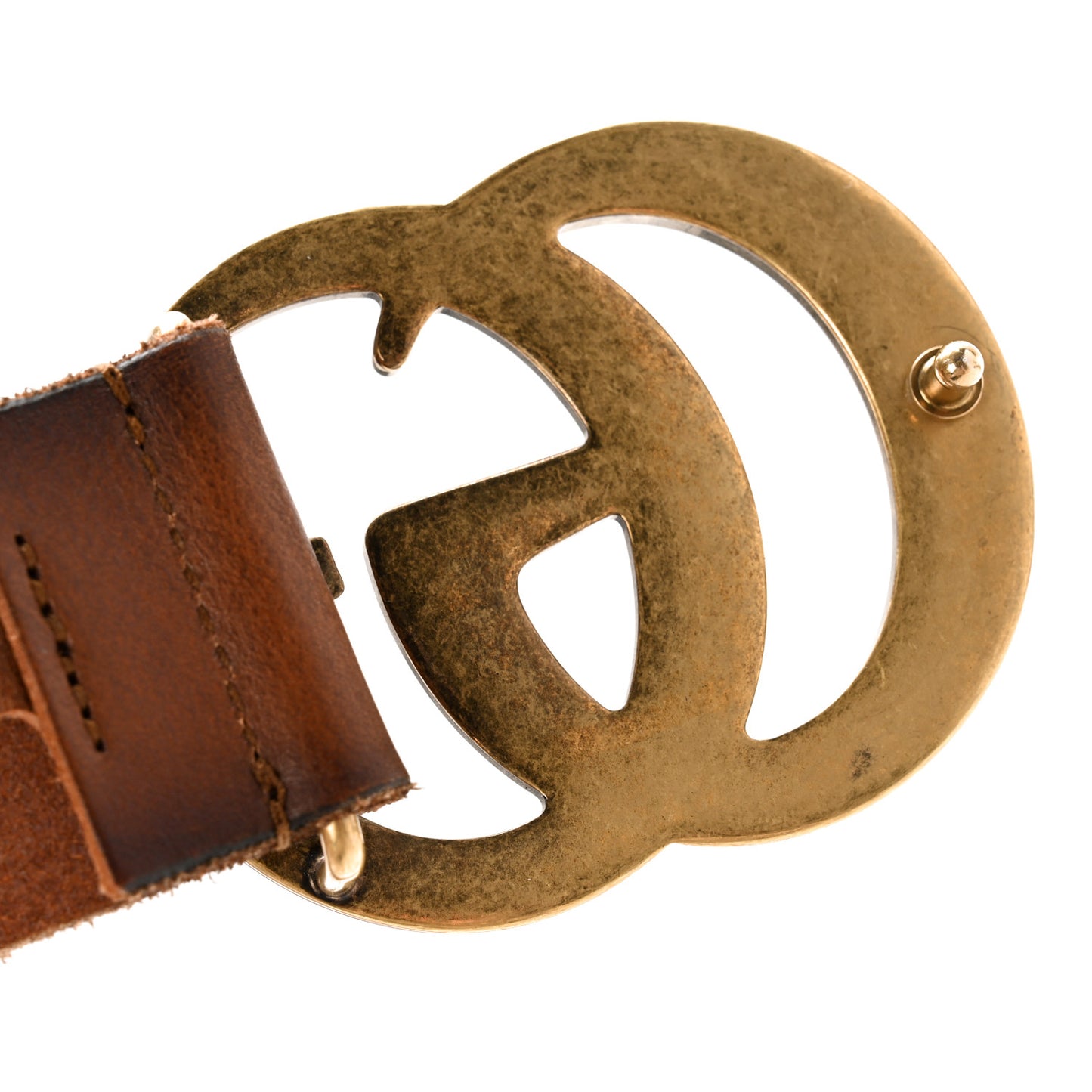 Faded Calfskin Double G 40mm Belt 85 34 Cuir