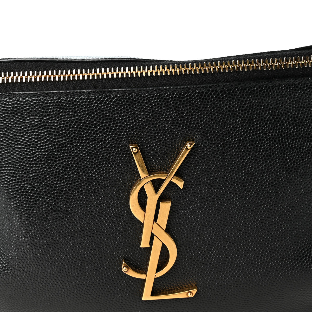 Saint Laurent Grain De Poudre Monogram Belt Bag Black 7 of 9