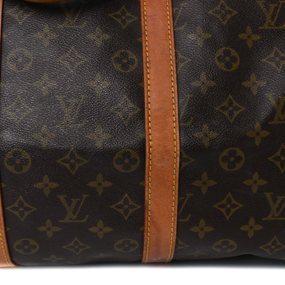 Louis Vuitton Monogram Keepall Bandouliere 55 15 of 36