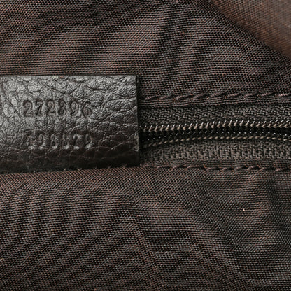 Gucci Monogram Flat Messenger Bag Black 7 of 10