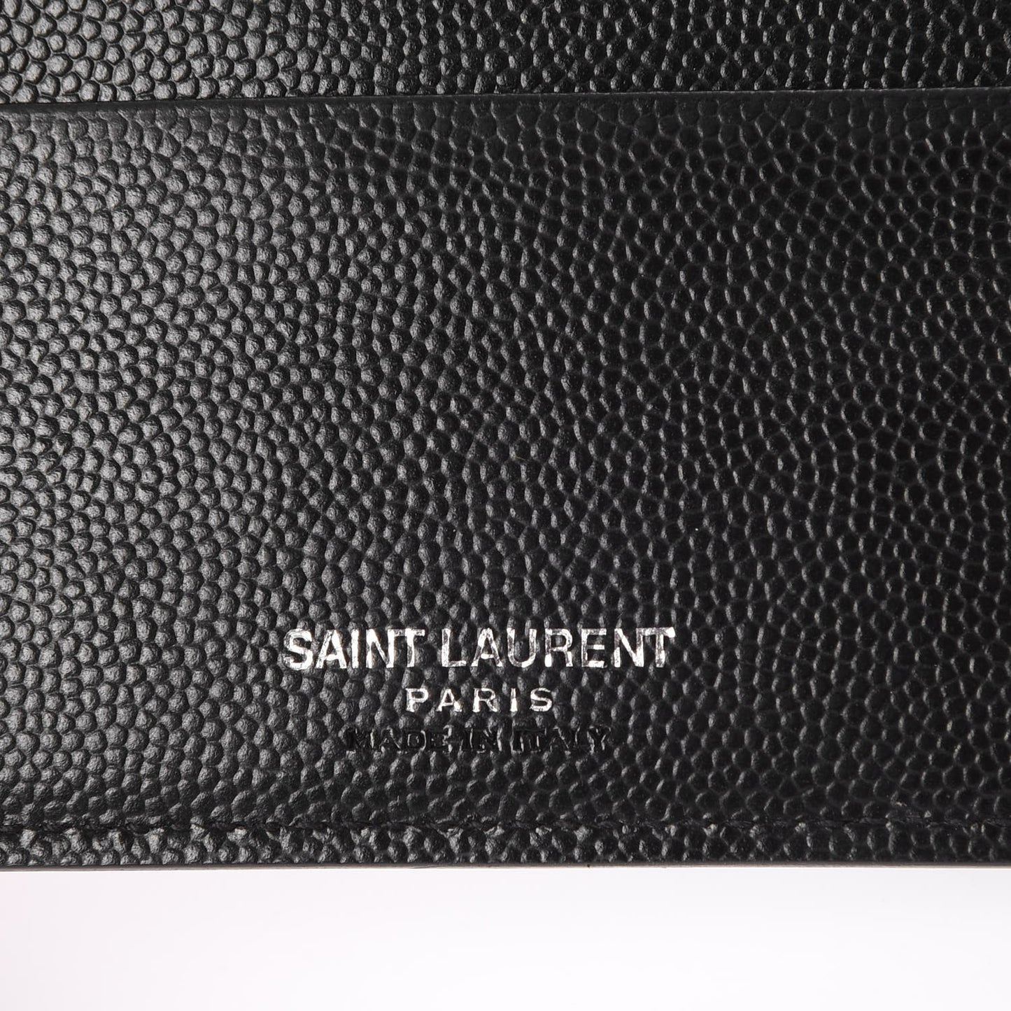 Grain De Poudre Studded Bi-Fold Wallet Black