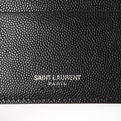 Saint Laurent Grain De Poudre Studded Bi-Fold Wallet Black 6 of 7