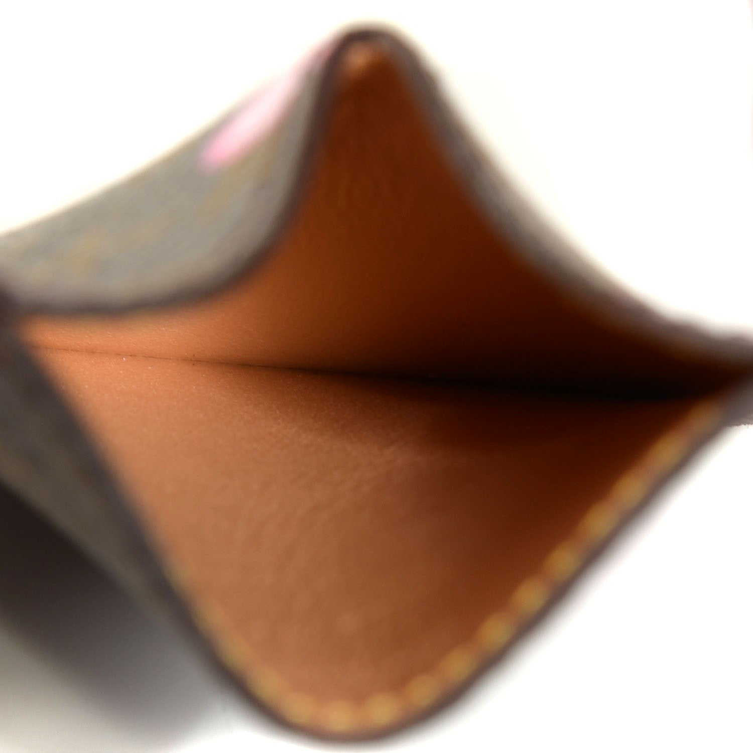 Louis Vuitton Monogram Cherry Blossom Mirror With Case Brown 5 of 9