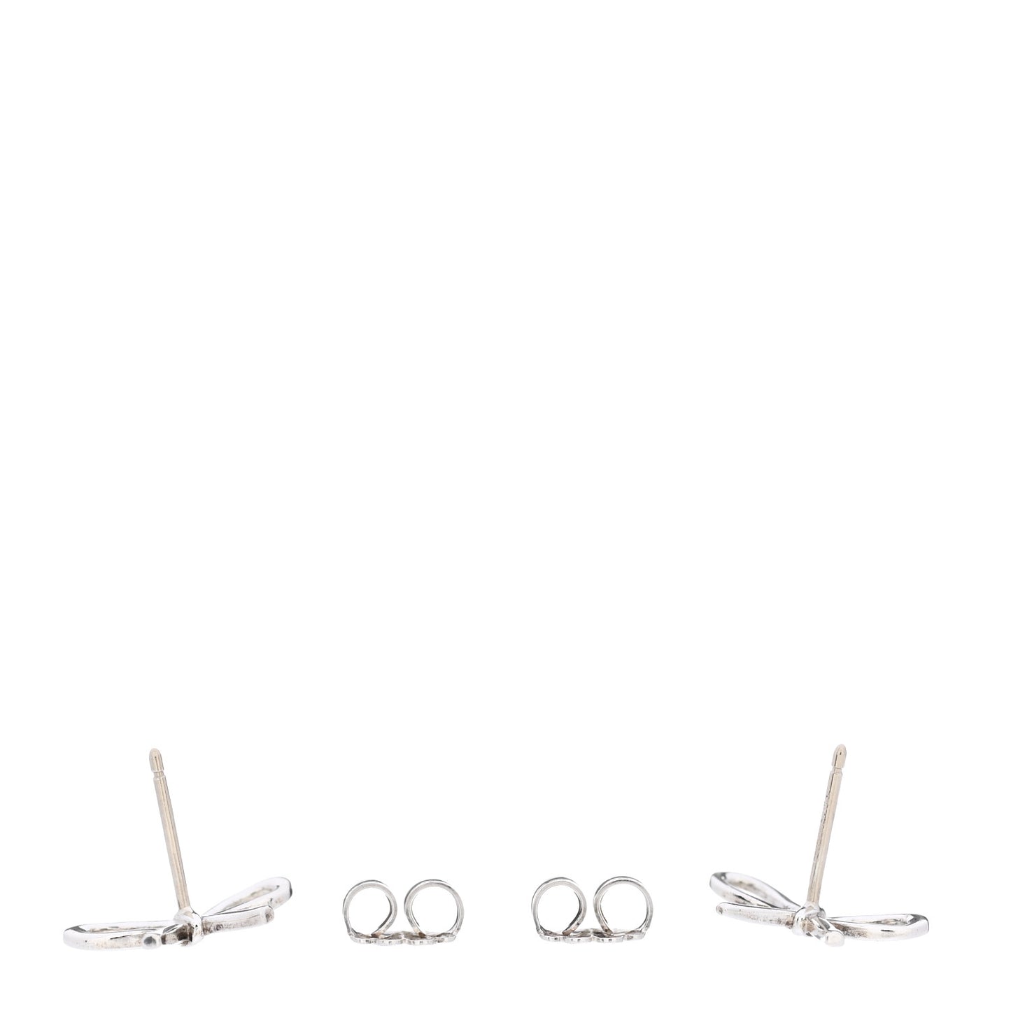 Sterling Silver Bow Earrings