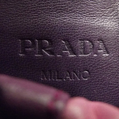 Prada Nappa Trembled Blossoms Stripes Crossbody Ibisco Viola 7 of 9