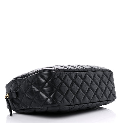 Chanel Aged Calfskin Quilted Medium Reissue Camera Case Black 4 of 16
