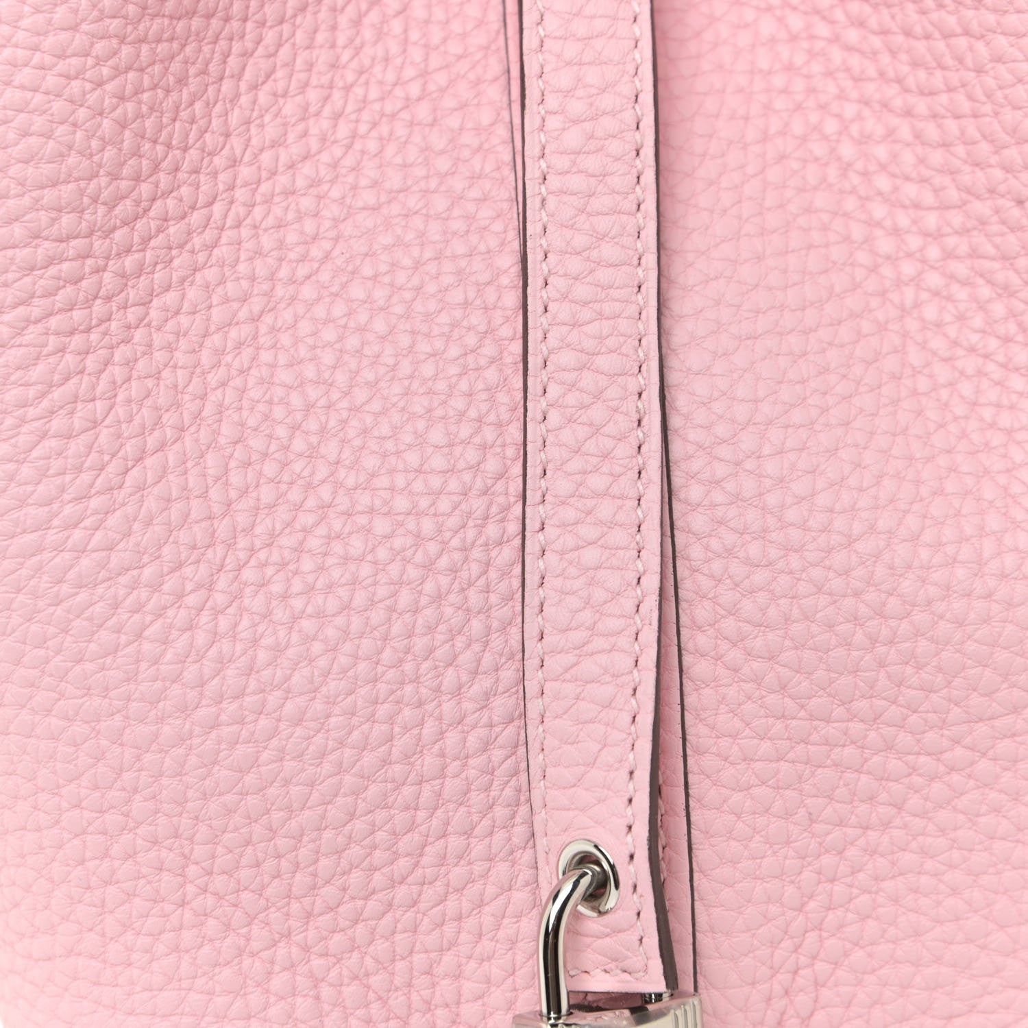 Hermes Taurillon Clemence Picotin Lock 18 PM Rose Sakura 7 of 11